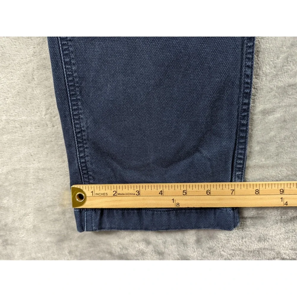 Best Made Co. Pants Mens 34x30 Blue Canvas Double Knee Workwear Stretch Utility